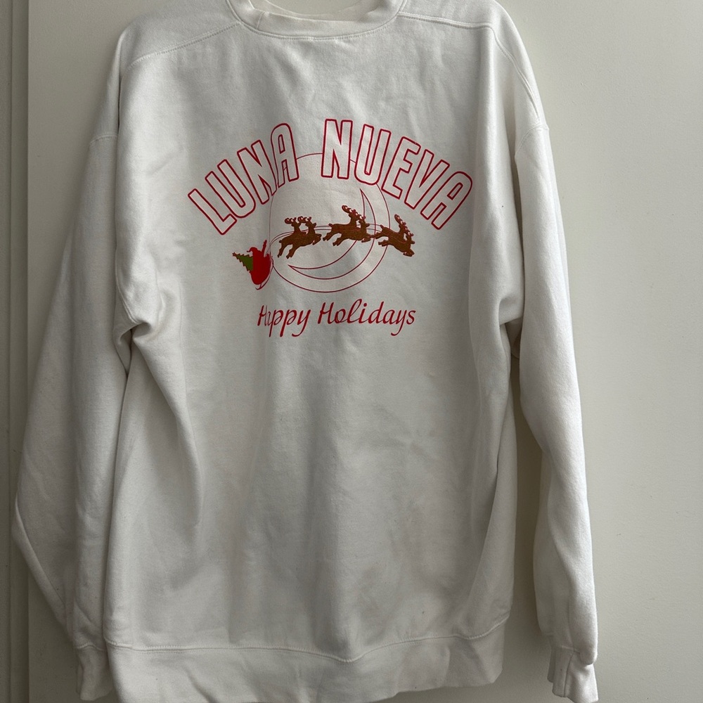 White Holiday Sweater